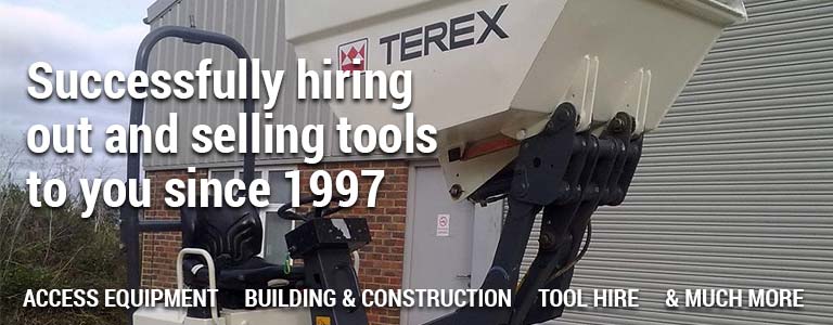 Successfully hiring out and selling tools to you since 1997