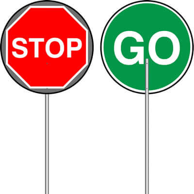 STOP & GO SIGNS - Advance Tool Hire